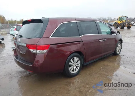 2014 Honda Odyssey Ex-L z USA, uszkodzony, nr VIN 5FNRL5H65EB108563